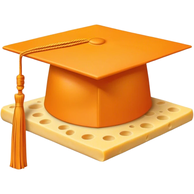 chapeau de diplômé en munster (fromage) emoji