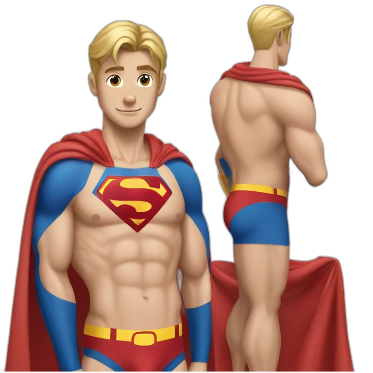 superman in speedo emoji
