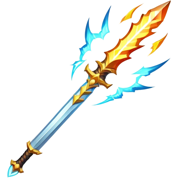 Lightning fire sword of soul emoji