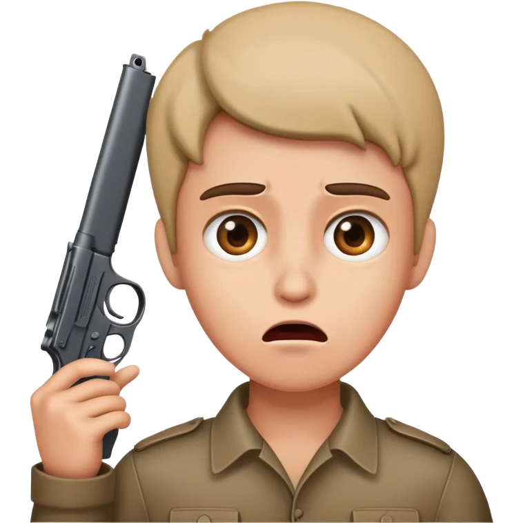 Gun to head emoji