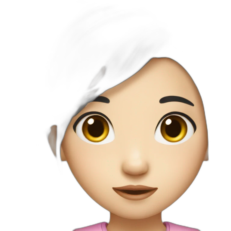 cute Asian Daughter emoji
