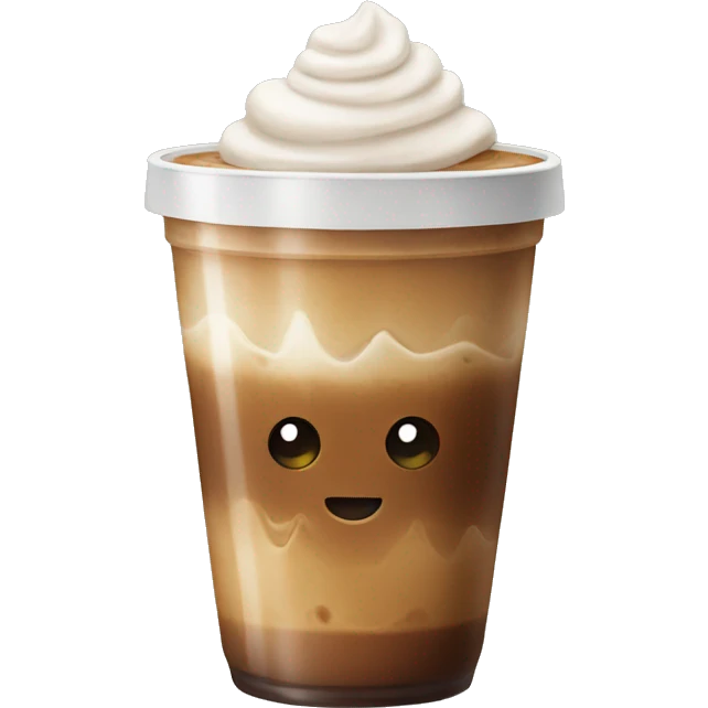 Ice coffee  emoji