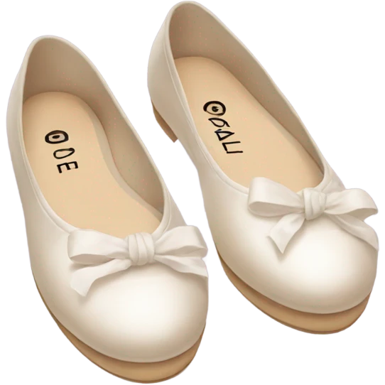 Chanel ballet flats emoji