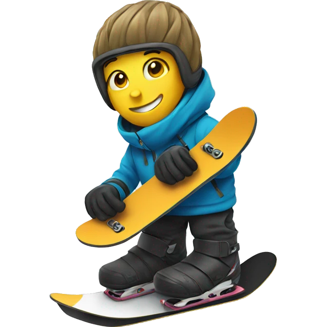 Snowboard emoji