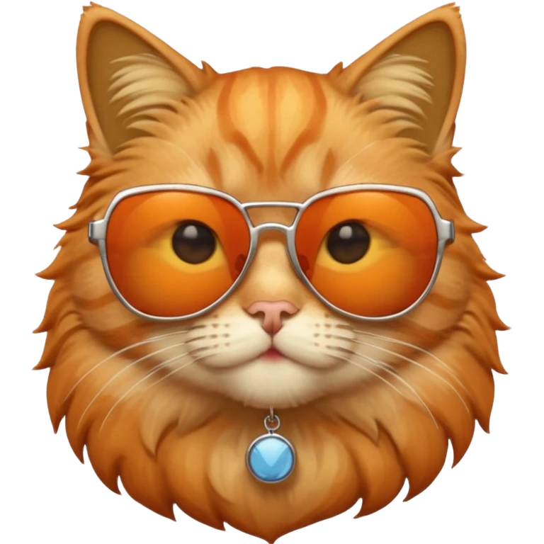 Cat wearing sunglasses emoji