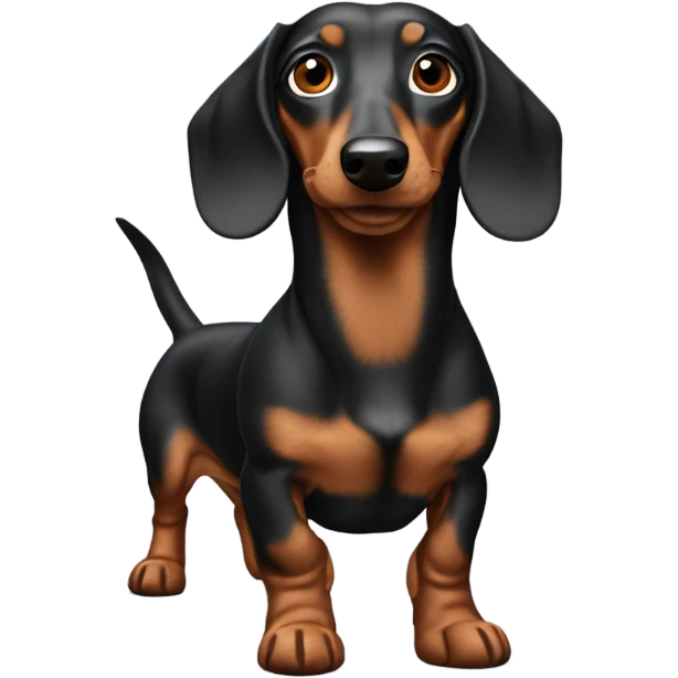 Make a dapple dachshund emoji