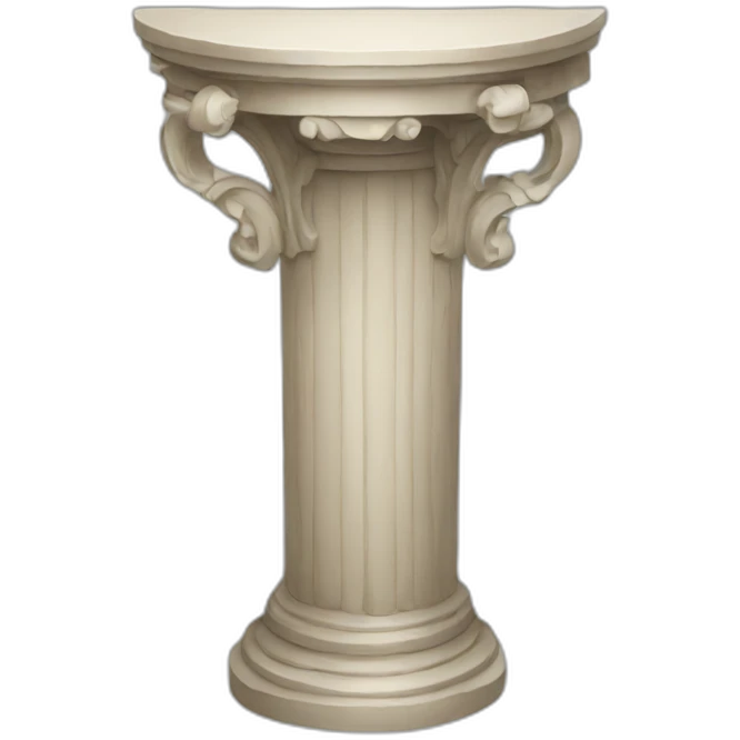 pedestal emoji