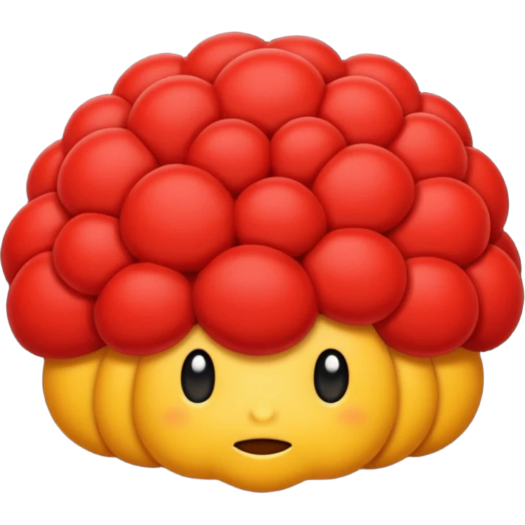 red clump emoji