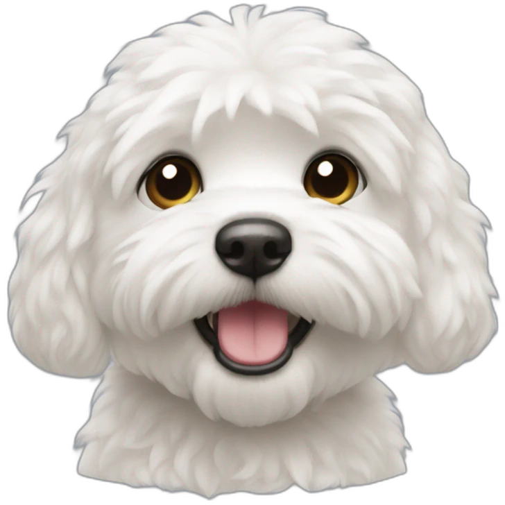 Bichón maltés emoji