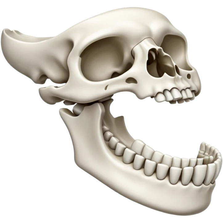 jaw bone emoji