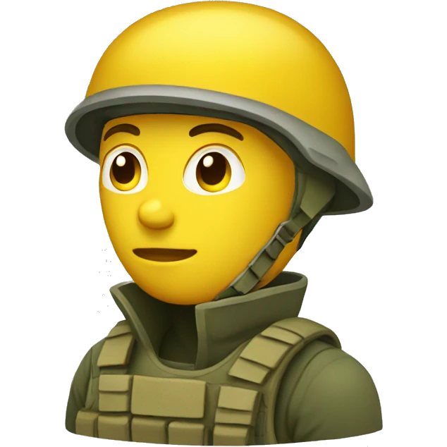 soldier yellow emoji