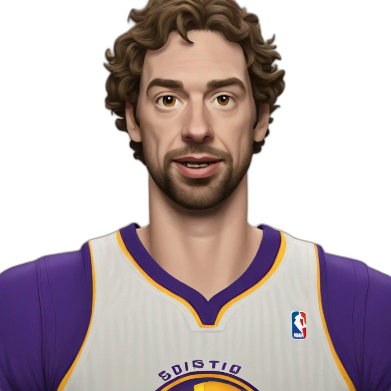Hyperrealist pau gasol emoji
