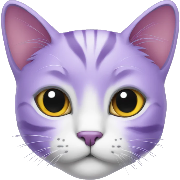 Purple cat emoji