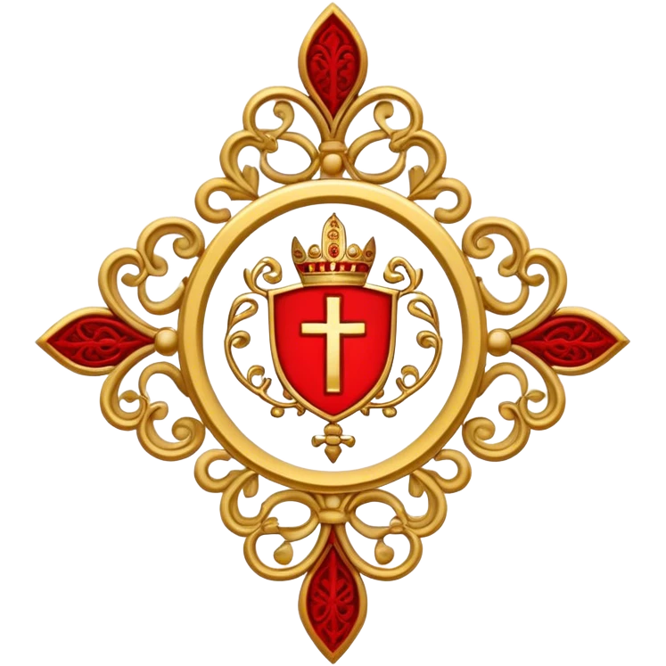 pope emblem red emoji