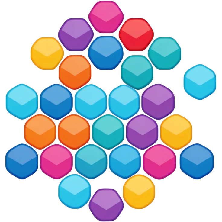 Block blast remix hexagon emoji