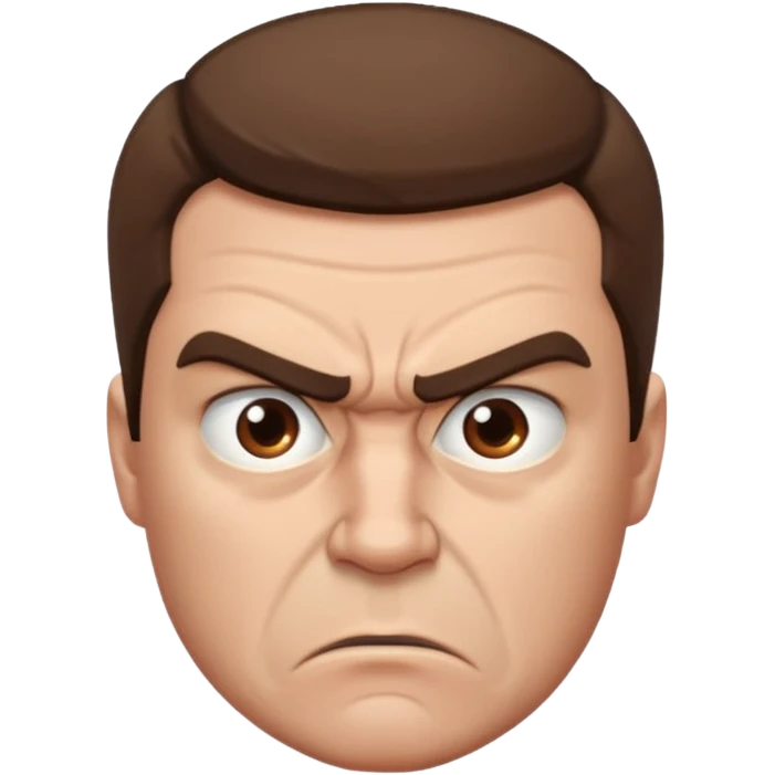 very angry man emoji