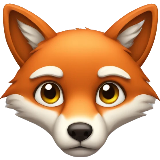sad fox emoji