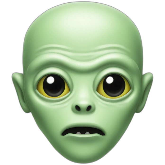 Alien head emoji