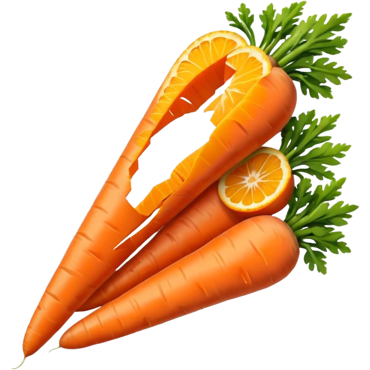 sliced carrot   emoji