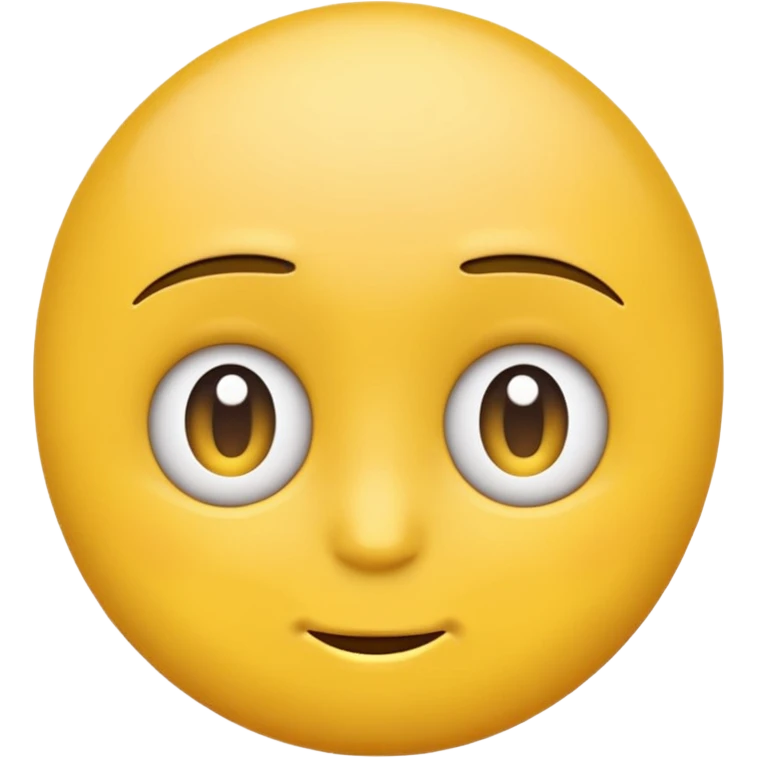 Emoji giving side eye emoji