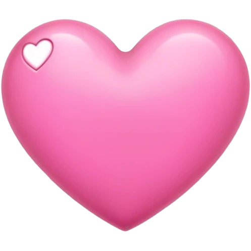 Pink heart  emoji