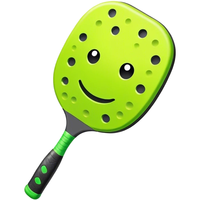 Pickleball and paddle emoji