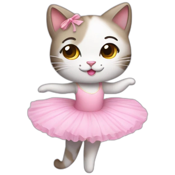 kawaii-ballerina-cat emoji