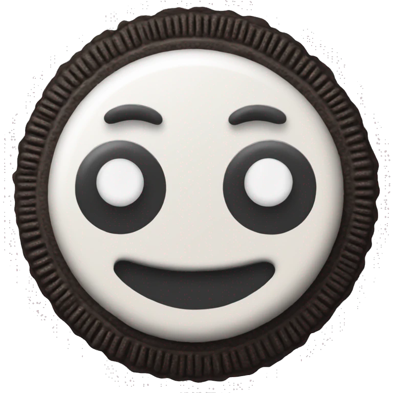 Oreo cookie emoji