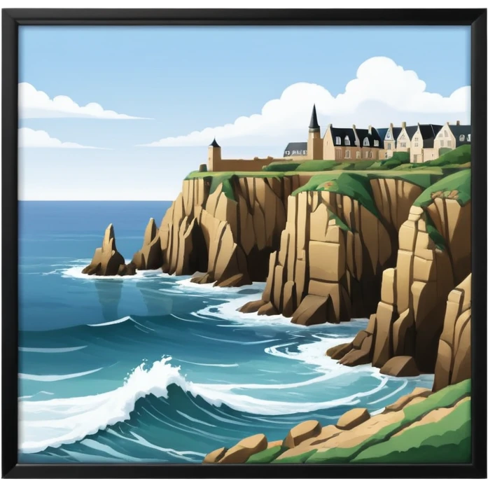 le cap hague normandy realistic emoji