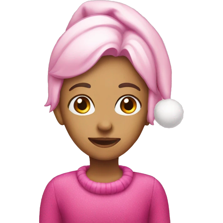 Pink Christmas  emoji