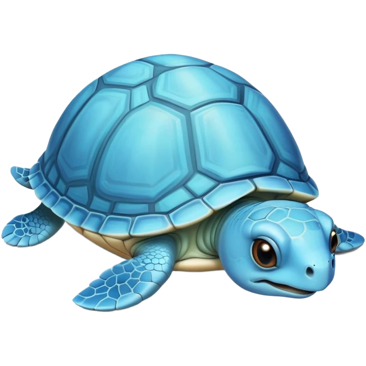 light blue cute turtle emoji