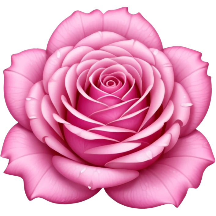 Glitter Pink Rose emoji