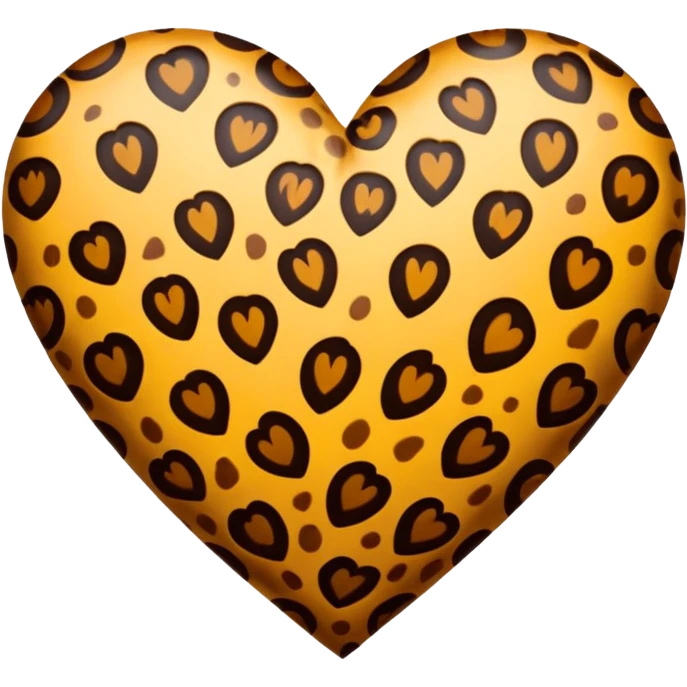 cuore leopardato  emoji