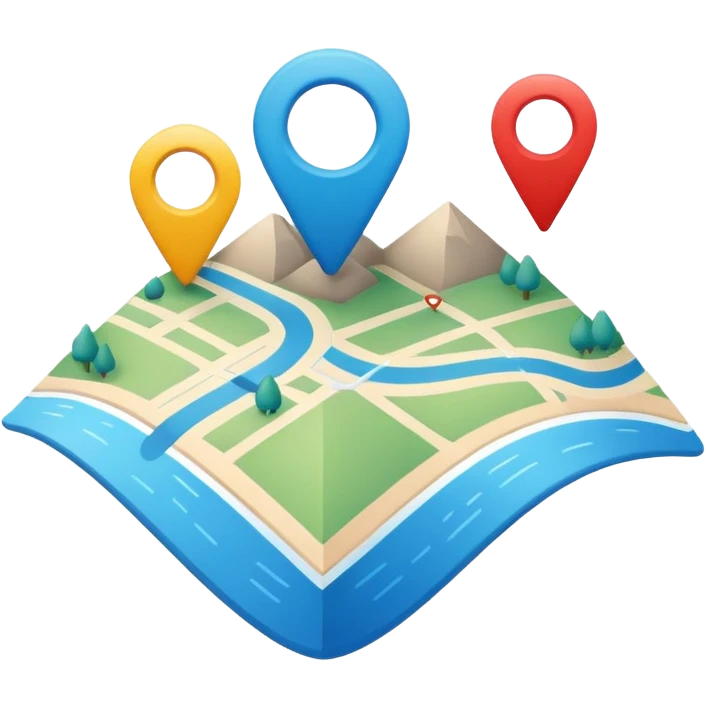 navigation map emoji emoji