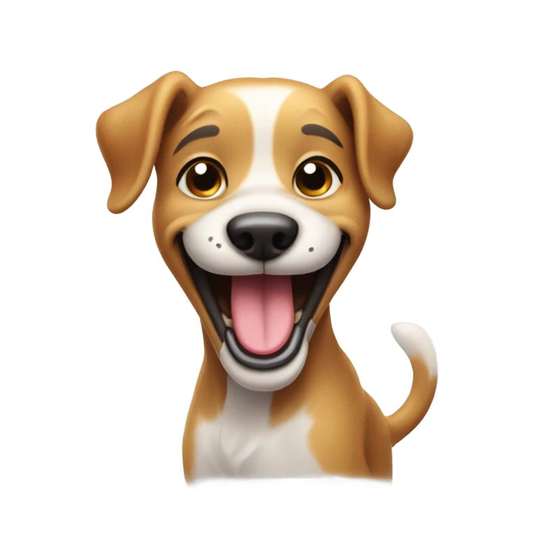 happy dog emoji