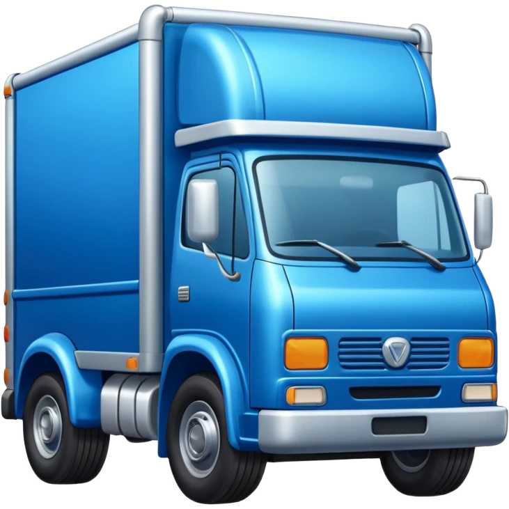 camion bleu emoji