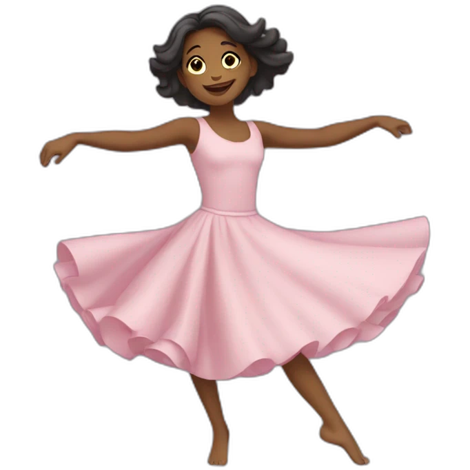fille qui danse emoji