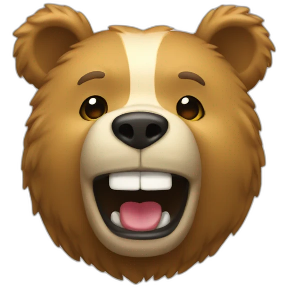 Coin bear emoji