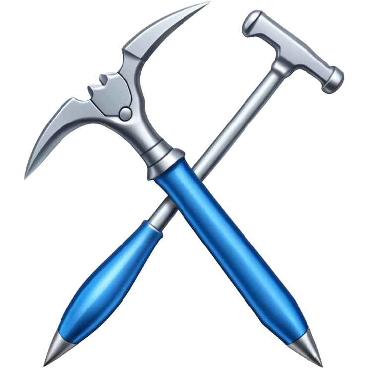 blue awl emoji