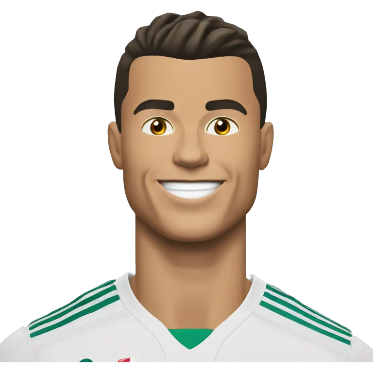 Christiano ronaldo qui jubile après un but emoji