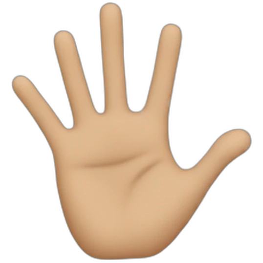 Jul hand symbol emoji