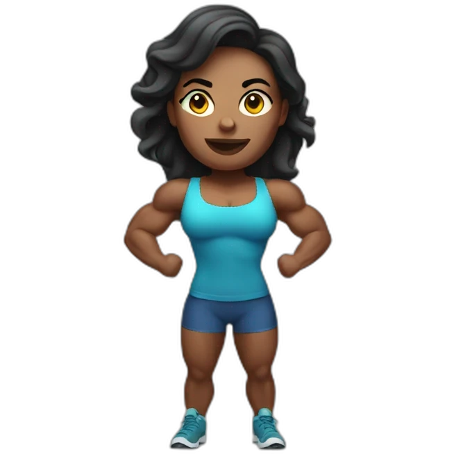 muscle woman emoji