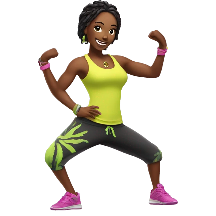 Zumba fitness emoji