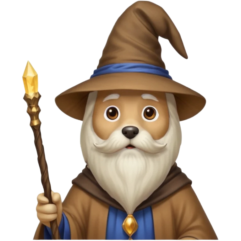 Dog wizard emoji