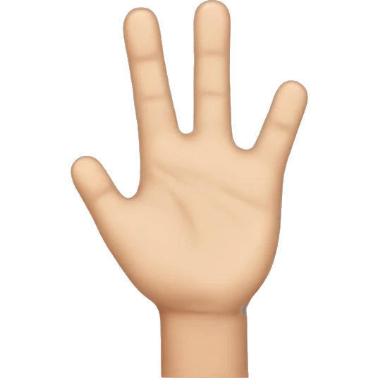 Hand finger emoji