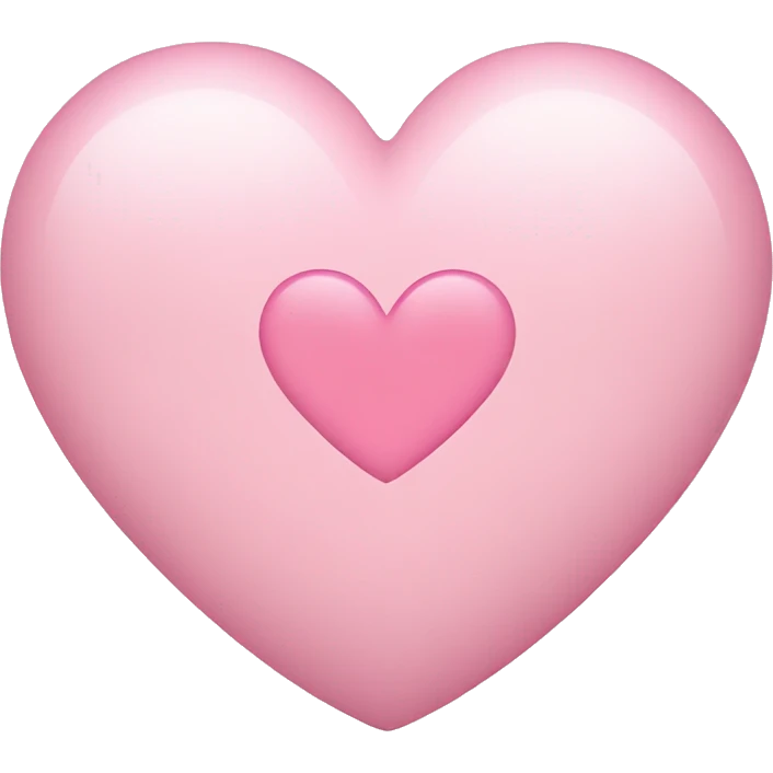 light pink heart  emoji