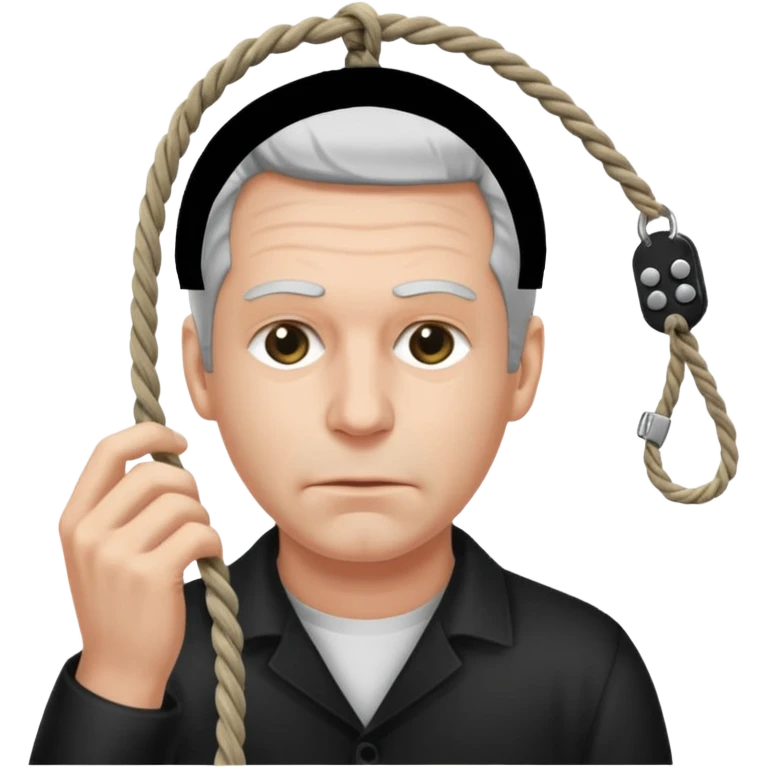 Epstein making a noose emoji