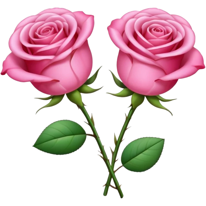 crée moi deux épingle  de couleur rose  emoji