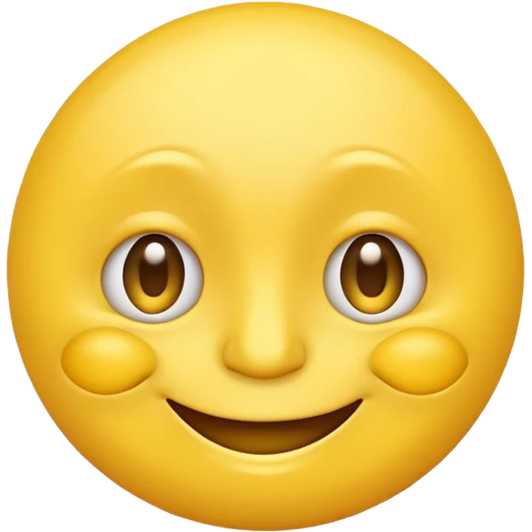 Sarcastic smiling yellow face emoji emoji