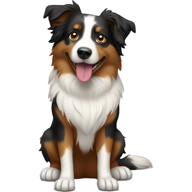 Rot Ryler and Australian Shepherd dog mixed emoji